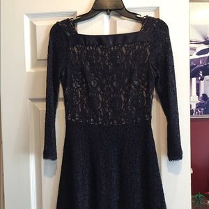 Size 2 Navy Adrianna Papell Lace Dress